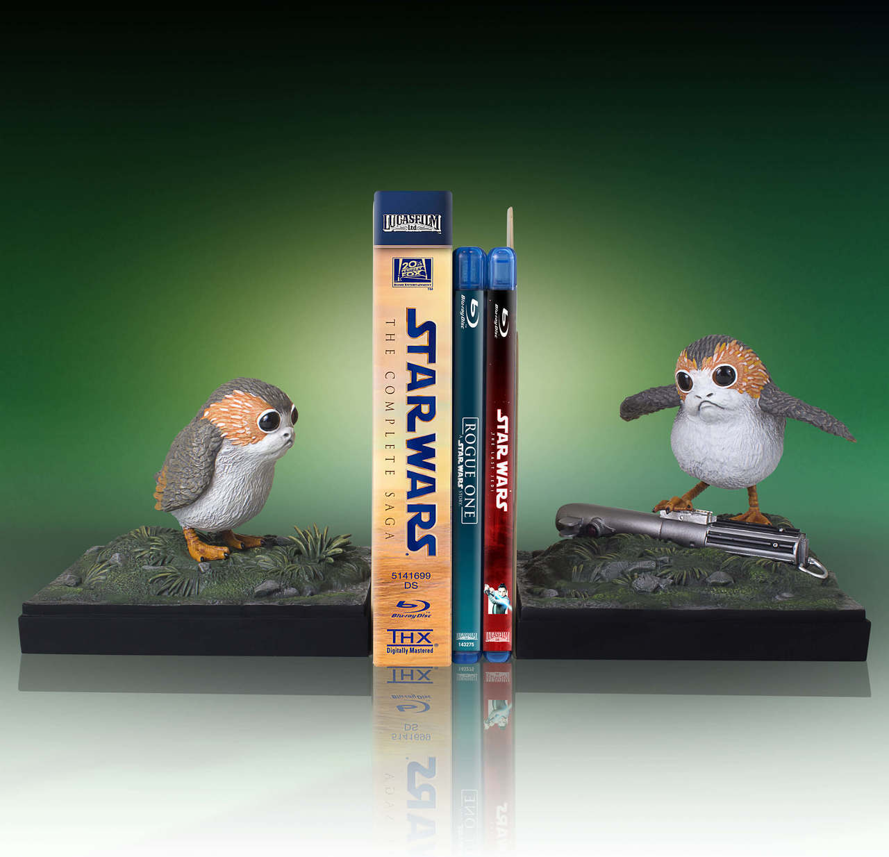 TLJ Porg Bookend Set 2