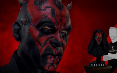 New Phantom Menace Darth Maul Life-Size Bust available for pre-order!