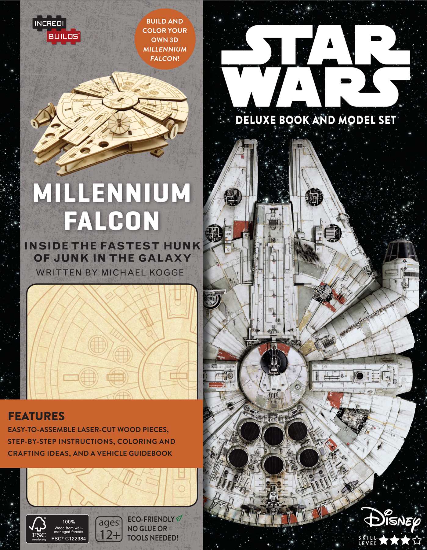TLJ Incredibuilds: Millennium Falcon Book and Model Set