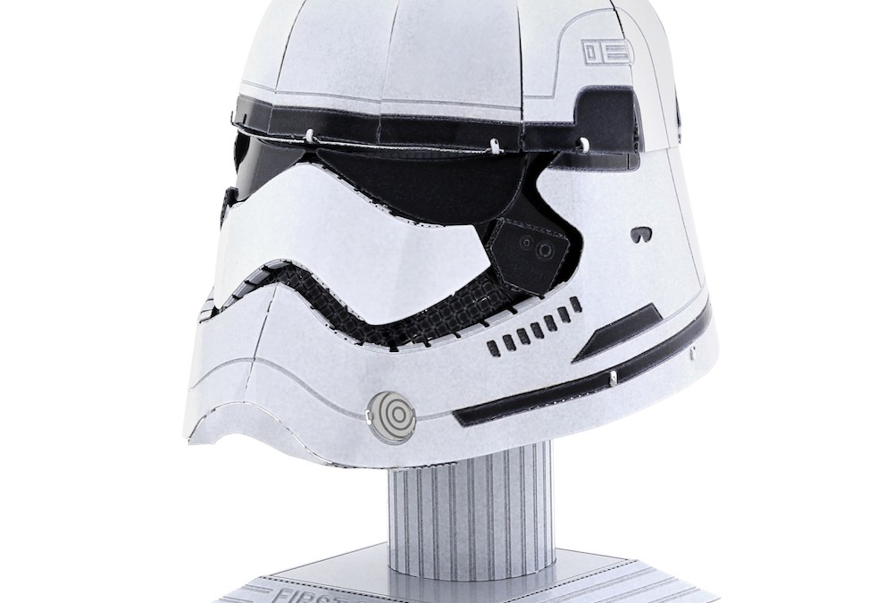New Last Jedi First Order Stormtrooper Helmet 3D Metal Model Kit now available!