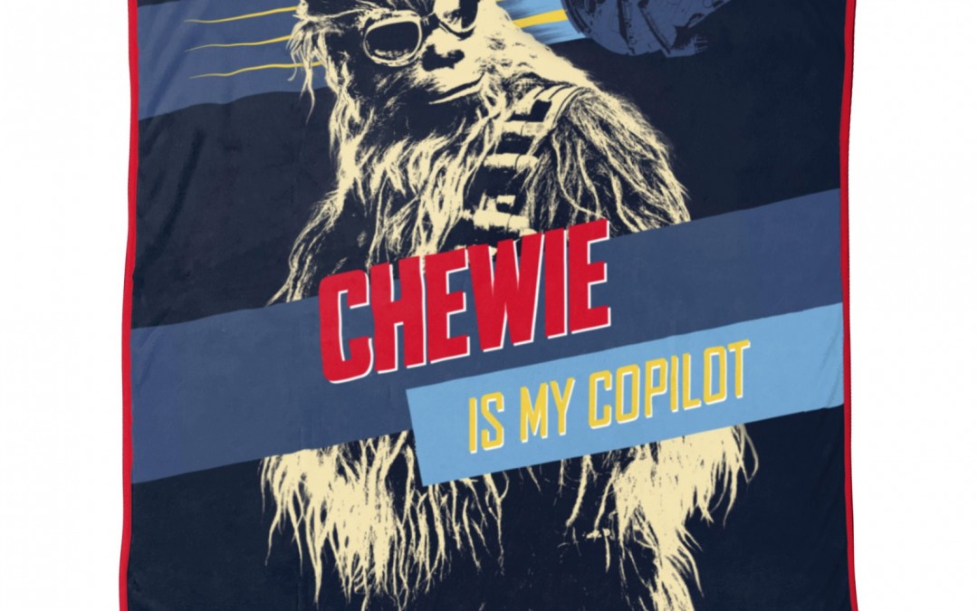 New Solo Movie "Chewie is My Copilot" Throw Blanket now available!