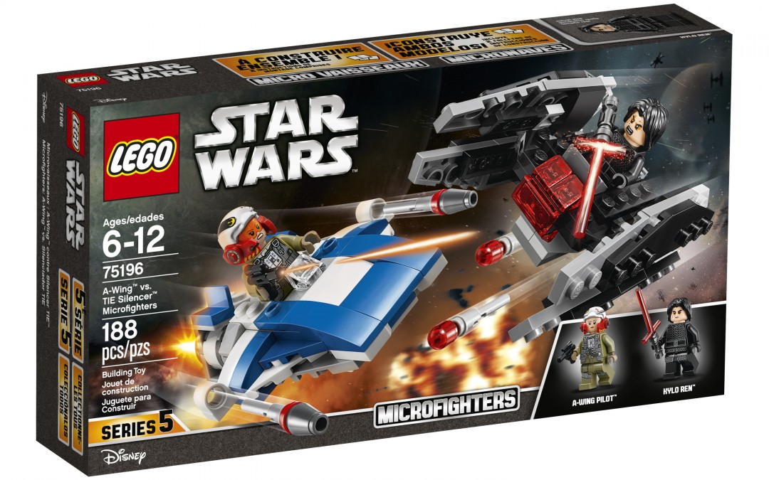 Cyber Week 2018 Deal Last Jedi A-Wing vs. TIE Silencer Microfighter Lego 2-Pack!