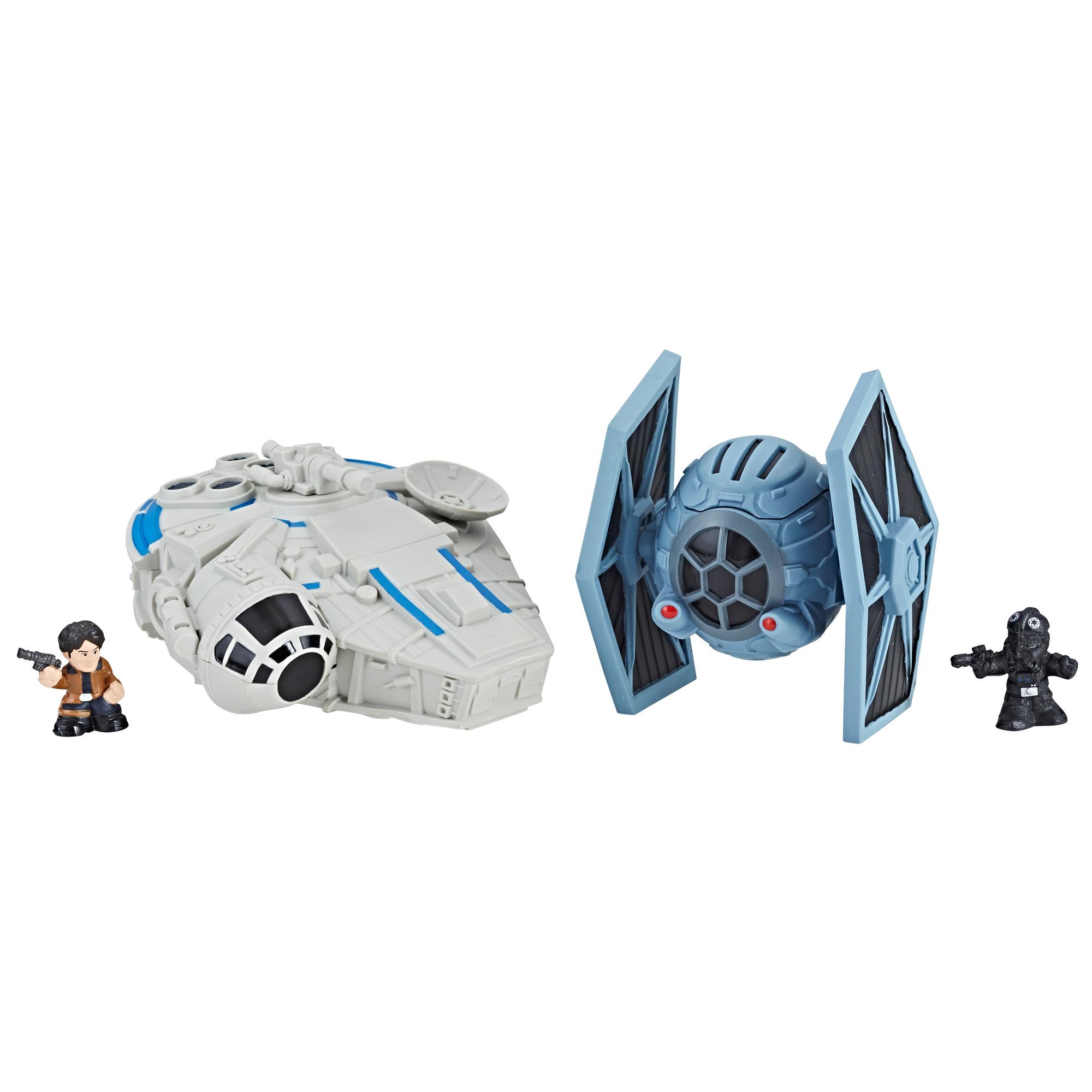 Solo: ASWS Millennium Falcon vs. Tie Fighter Micro Force 2-Pack Set 2