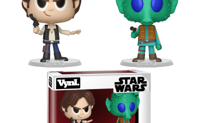 New A New Hope Funko Pop! Han Solo & Greedo Vynl Bobble Head Toy 2-pack in stock!