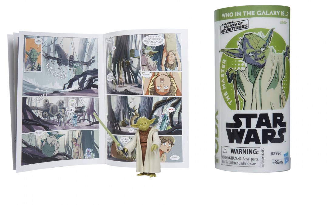 New Star Wars Galaxy of Adventures Yoda and Mini Comic Set now available!