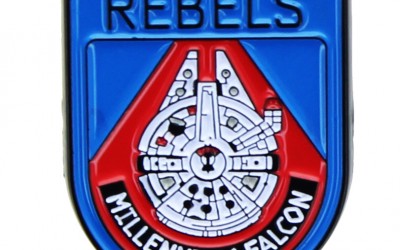 New Last Jedi Millennium Falcon "Rebels" Enamel Collector Pin now available!