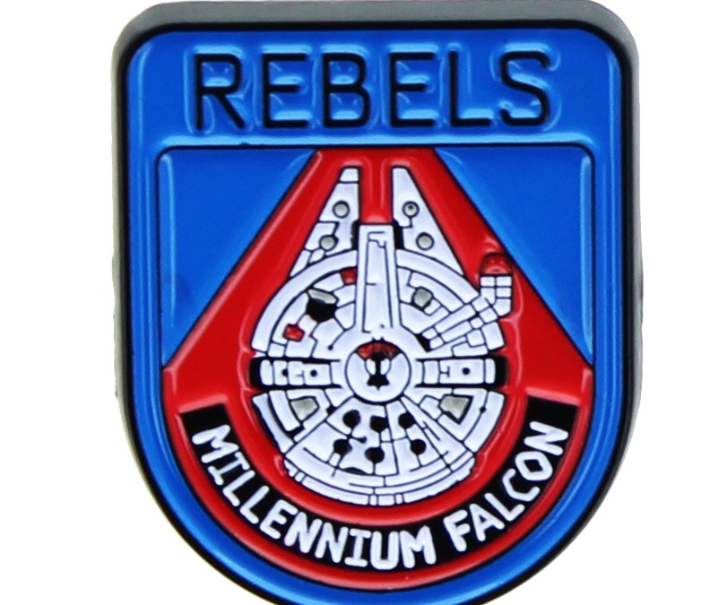 New Last Jedi Millennium Falcon "Rebels" Enamel Collector Pin now available!