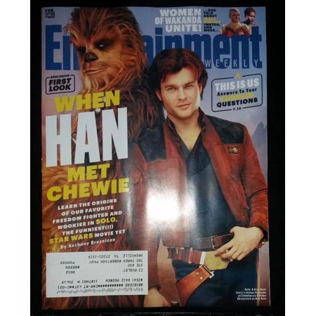 New Solo Movie Entertainment Weekly Magazine now available!