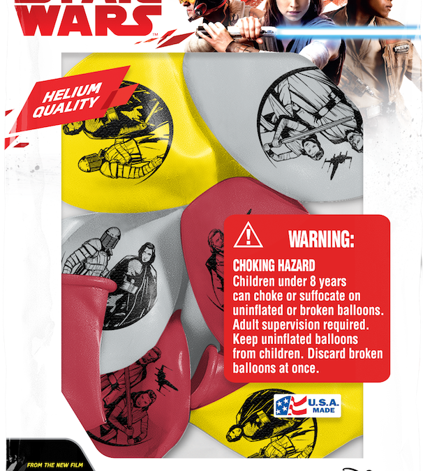 New Last Jedi Pioneer Latex Balloons 6-Pack now available!