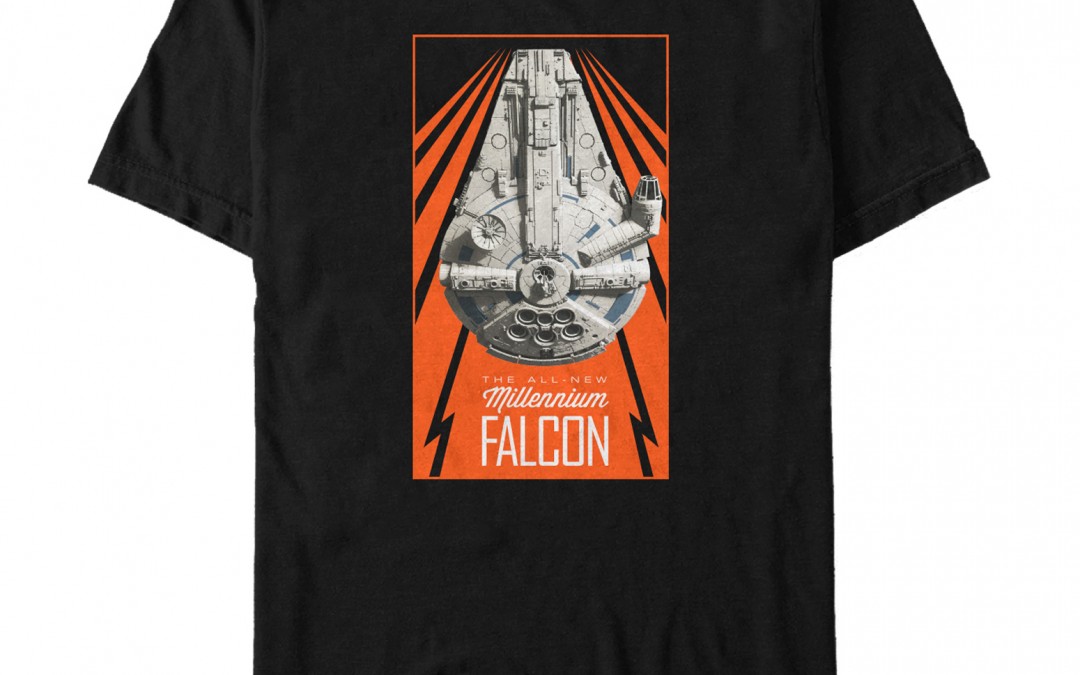 New Solo Movie Men's Millennium Falcon T-Shirt now available!