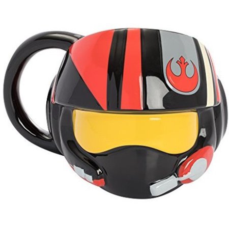 New Last Jedi Poe Dameron's Pilot Helmet Sculpted Mug now available!