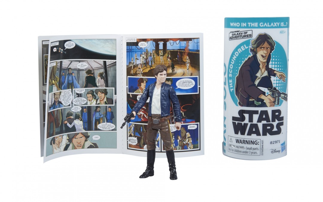 New Galaxy of Adventures Han Solo Figure and Mini Comic Set now available!