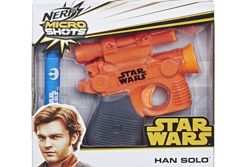 New Solo Movie Han Solo Nerf Microshots Blaster now available!