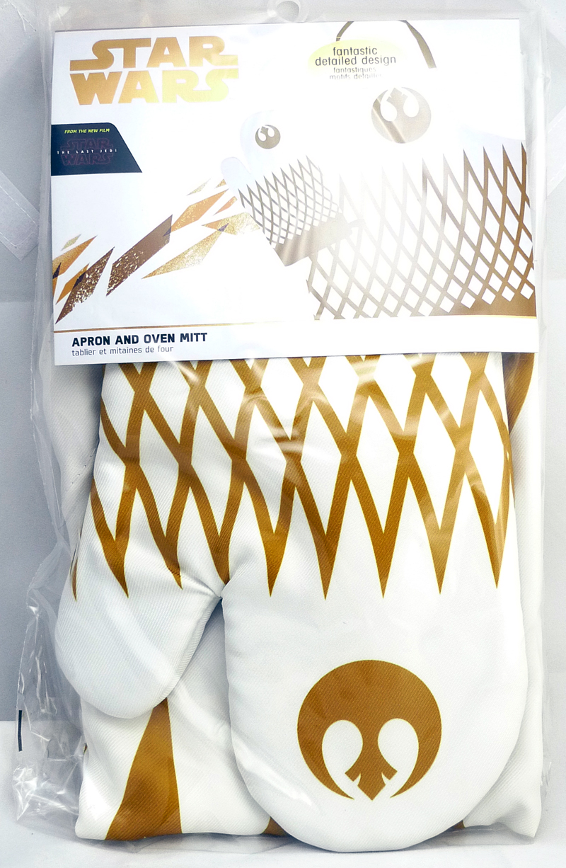 TLJ Oven Mitt and Apron Set