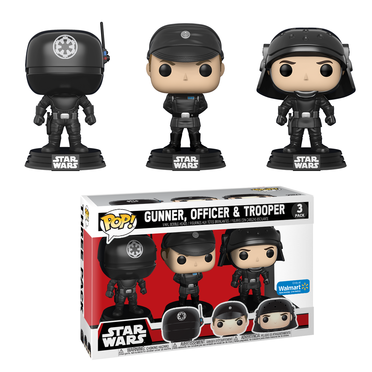 SW FP Bobble Head Death Star 3-Pack