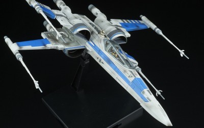 New Last Jedi Blue Squadron Resistance X-Wing Model Kit now available!