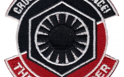 New Last Jedi "Crush The Resistance" Embroidered Iron On Patch now available!