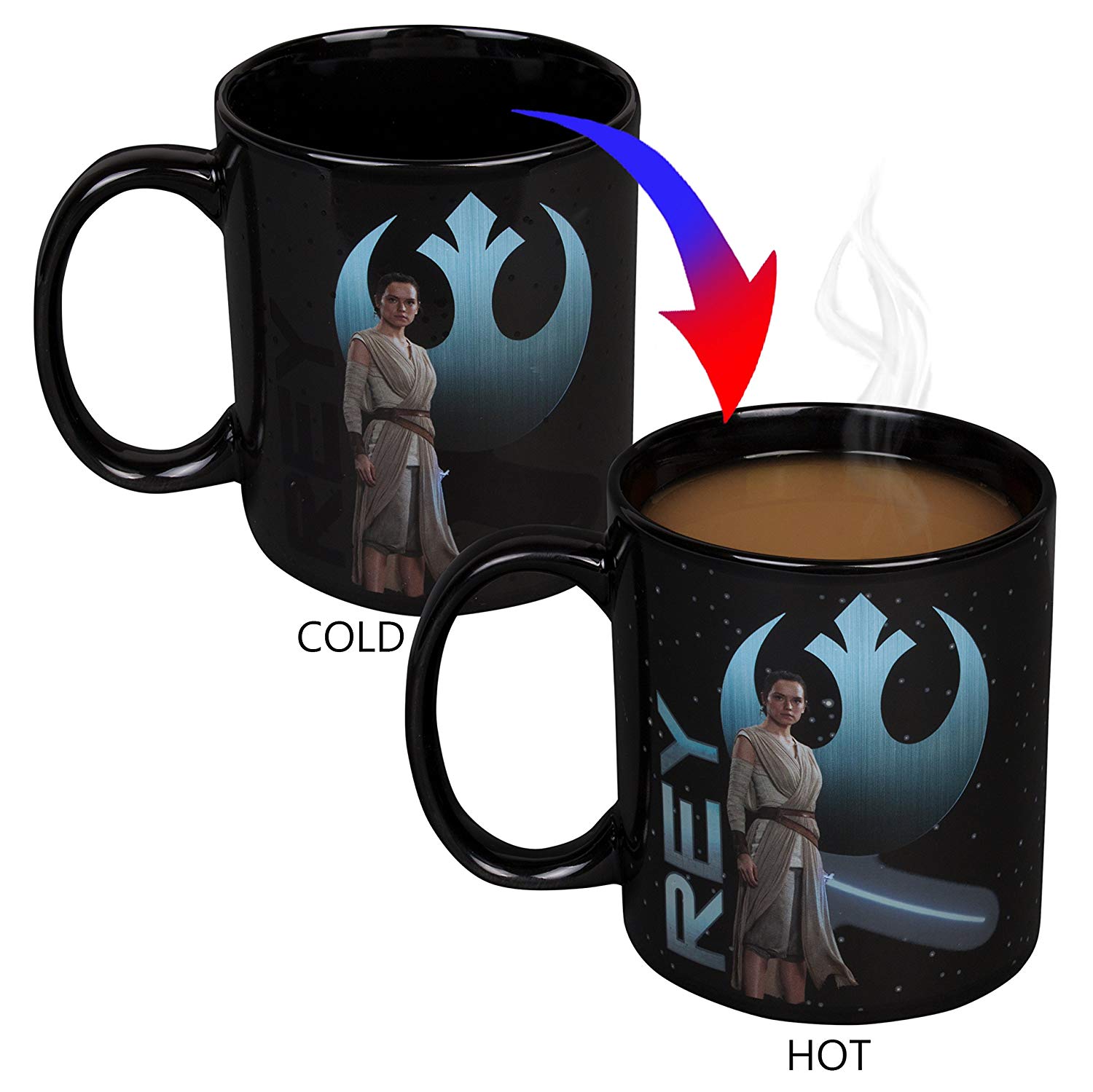 TLJ Rey Heat Reveal Coffee Mug 2