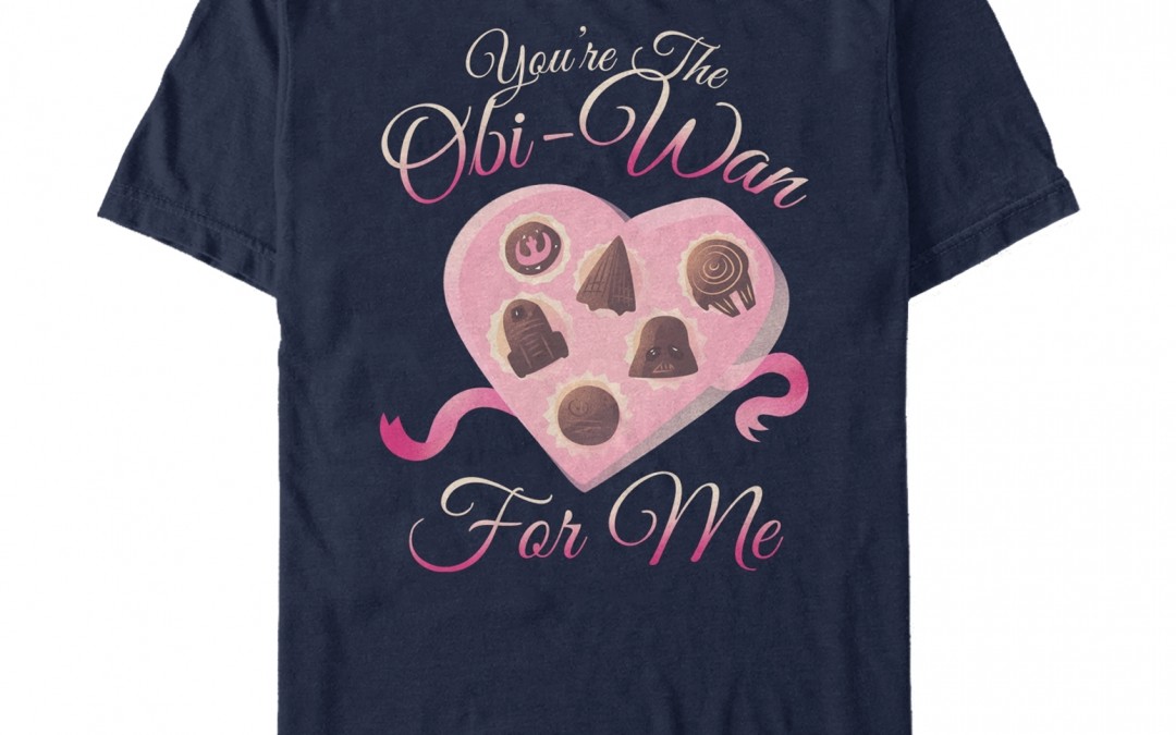 New Star Wars Valentine "You're the Obiwan For Me" Men's T-Shirt available!