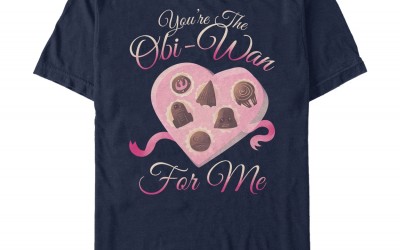 New Star Wars Valentine "You're the Obiwan For Me" Men's T-Shirt available!