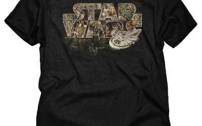 New Solo Movie Millennium Falcon Realtree Gaphic T-Shirt now in stock!