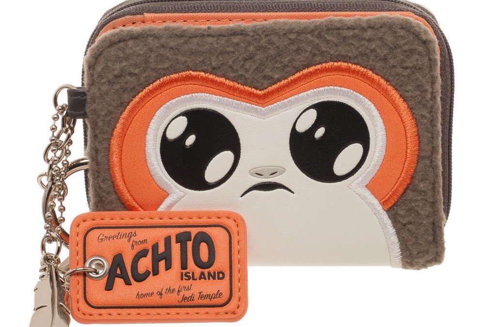 New Last Jedi Porg Juniors Zipper Wallet now available!