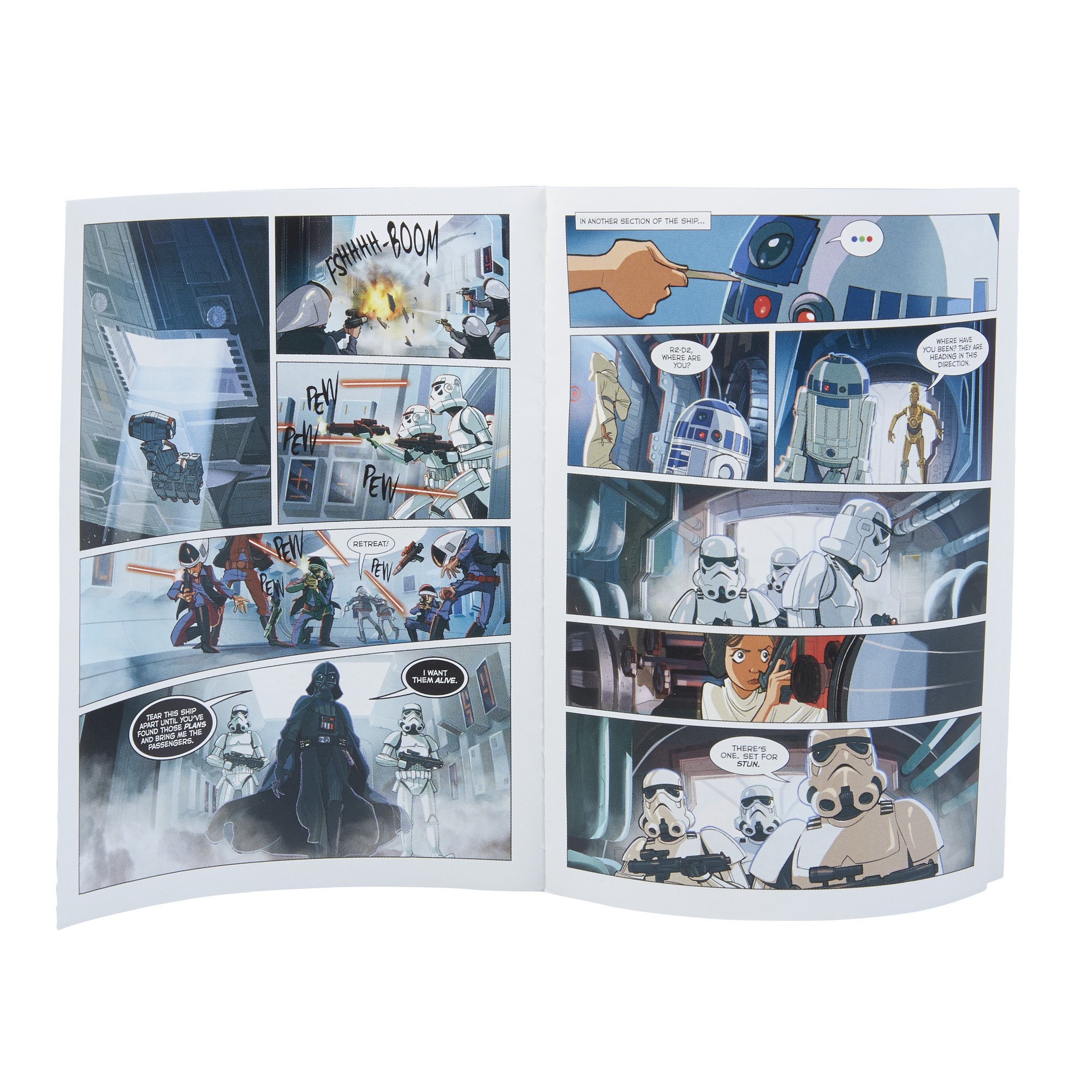 SW GOA Imperial Stormtrooper Figure and Mini Comic Set 4