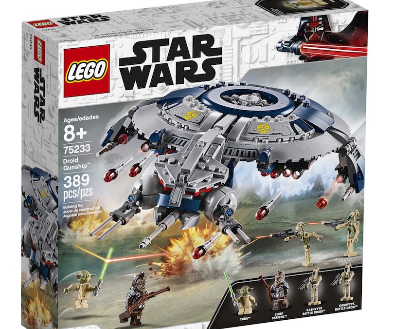 New Revenge of the Sith Droid Gunship Lego Set available now!