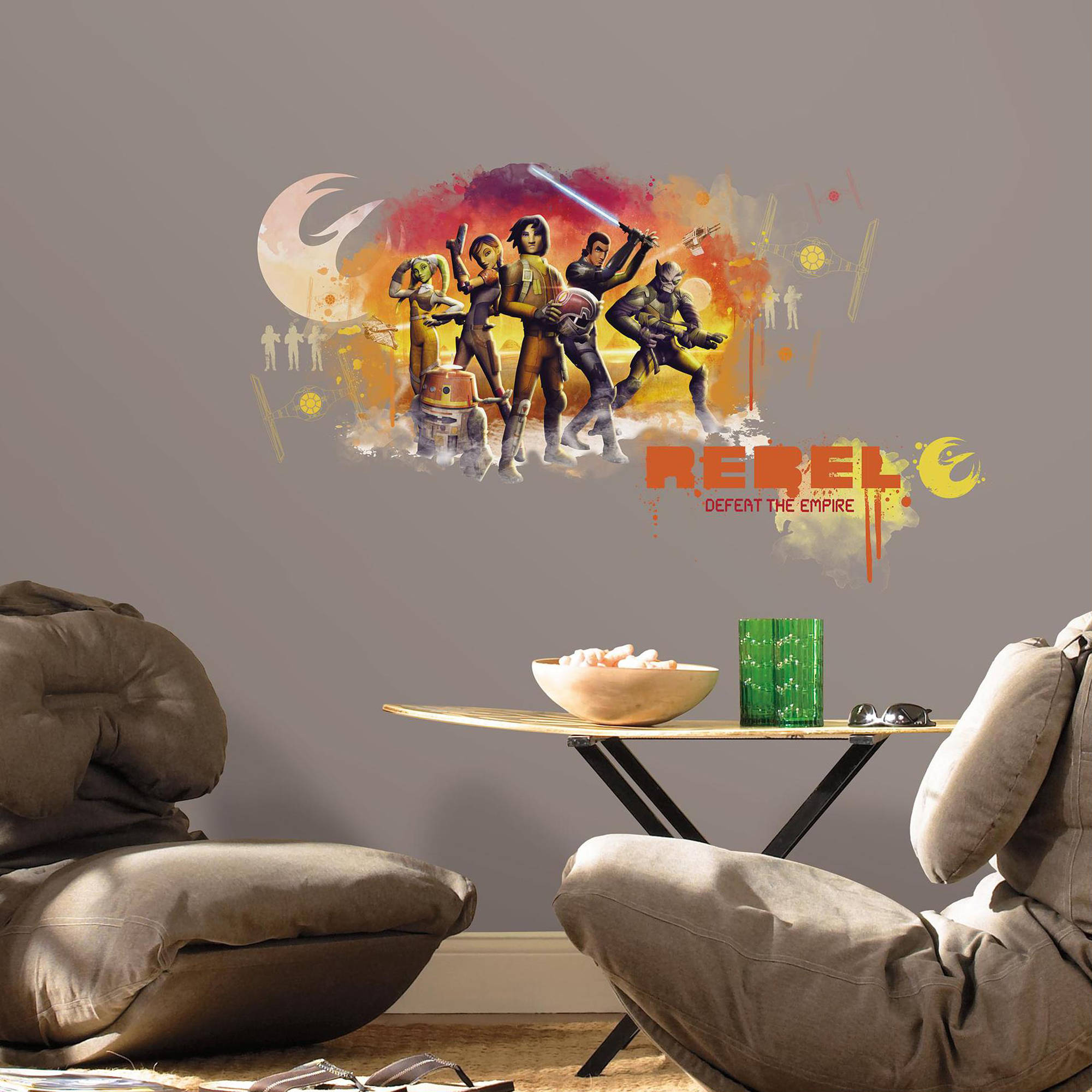 SWR Watercolor Wall Graphix Decal 2