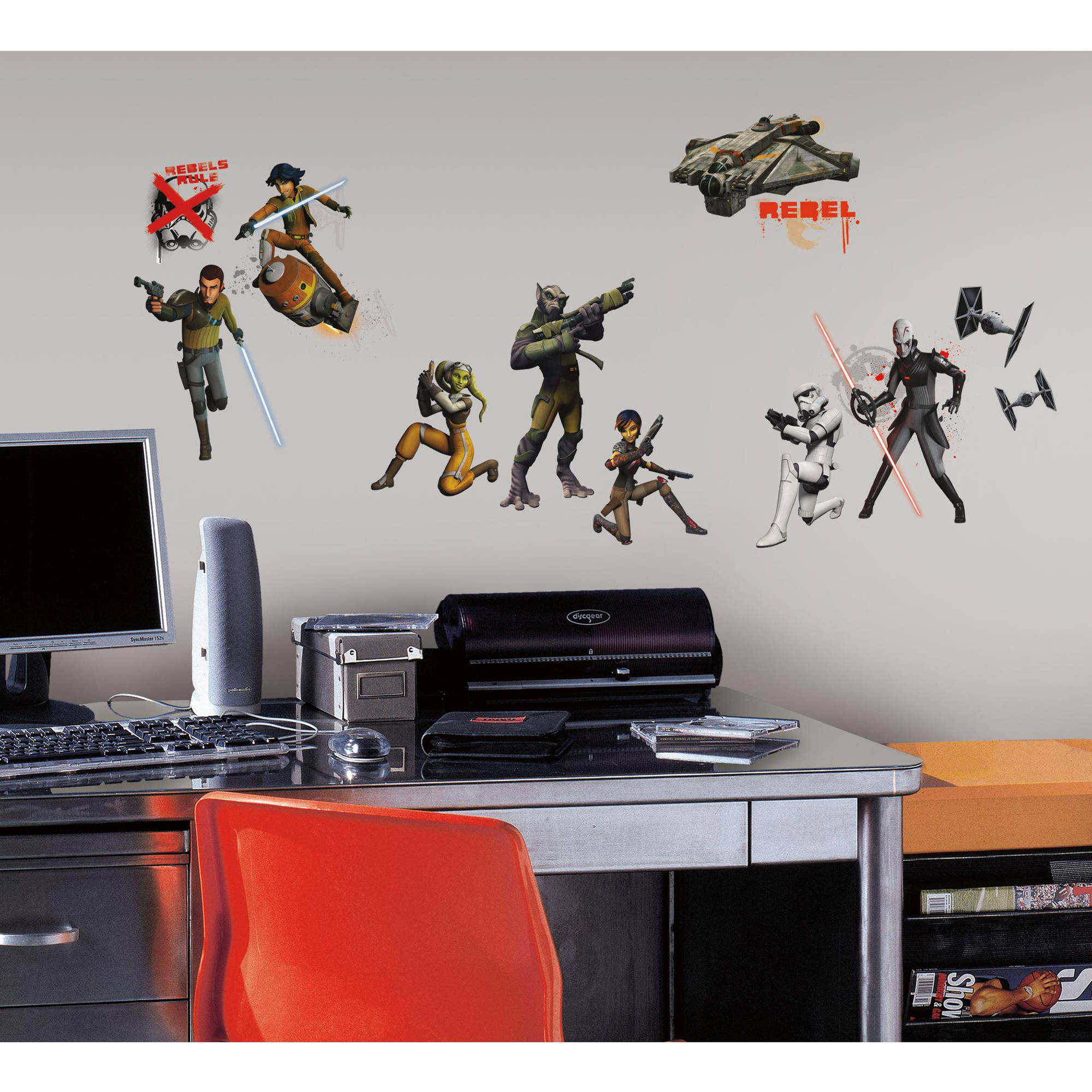 SWR Peel and Stick Wall Decal Set 2