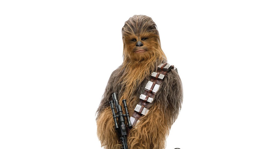 New Last Jedi Chewbacca Holding Bow Life-Size Cardboard Cutout Standee now available!