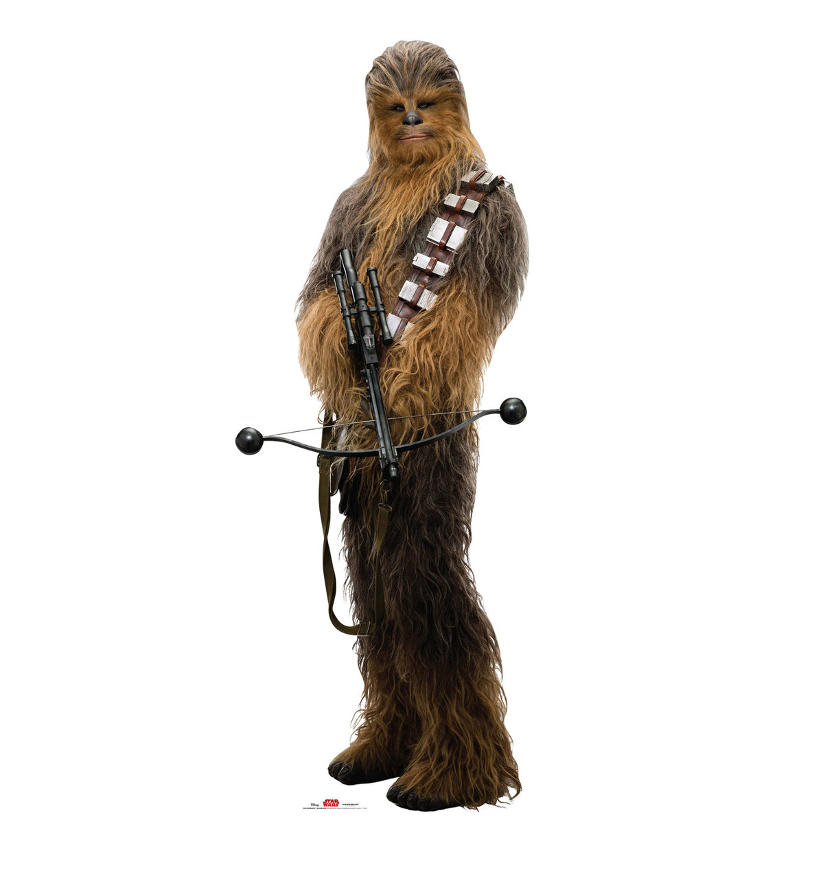 TLJ Chewbacca Holding Bow Life-Size Cardboard Cutout Standee