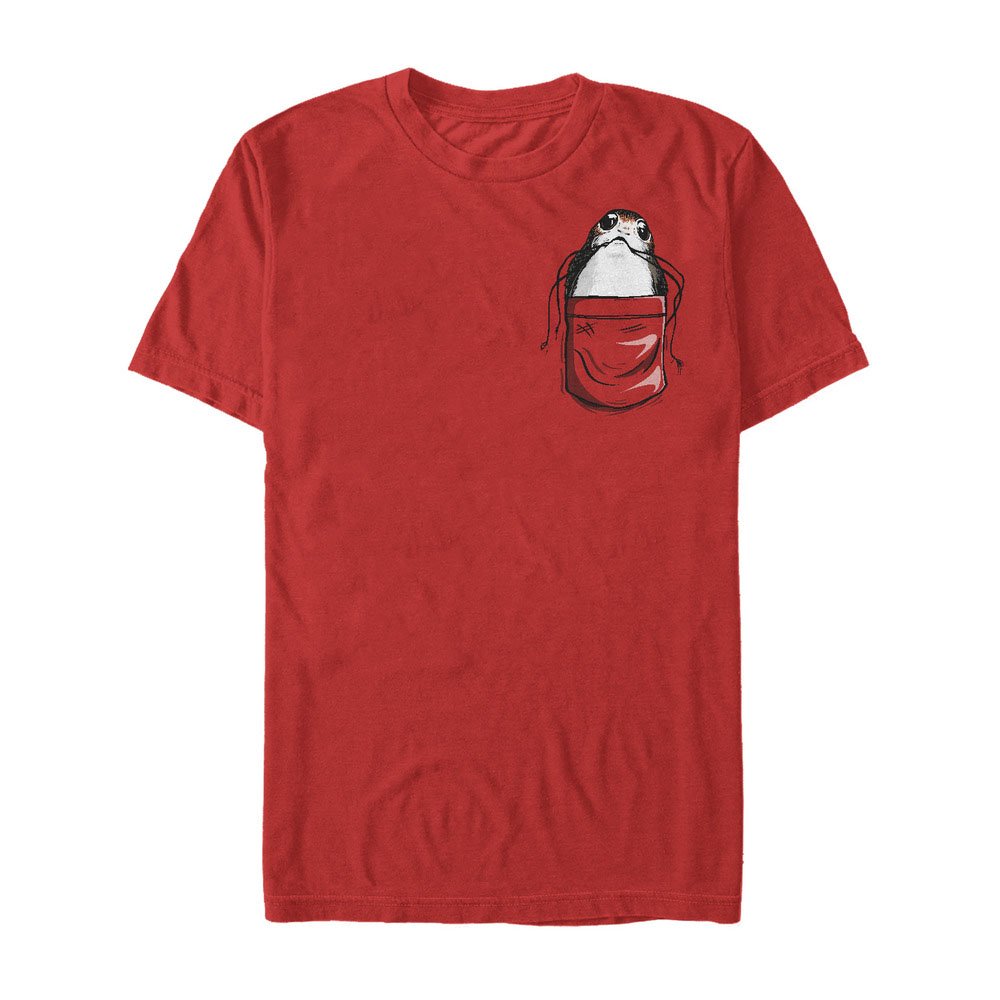 TLJ Porg Pocket Cartoon T-Shirt