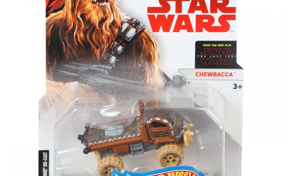 New Last Jedi Chewbacca Hot Wheels Character Car now available!