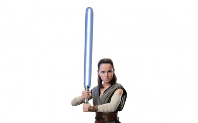 New Last Jedi Rey Life-Size Cardboard Cutout Standee now available!