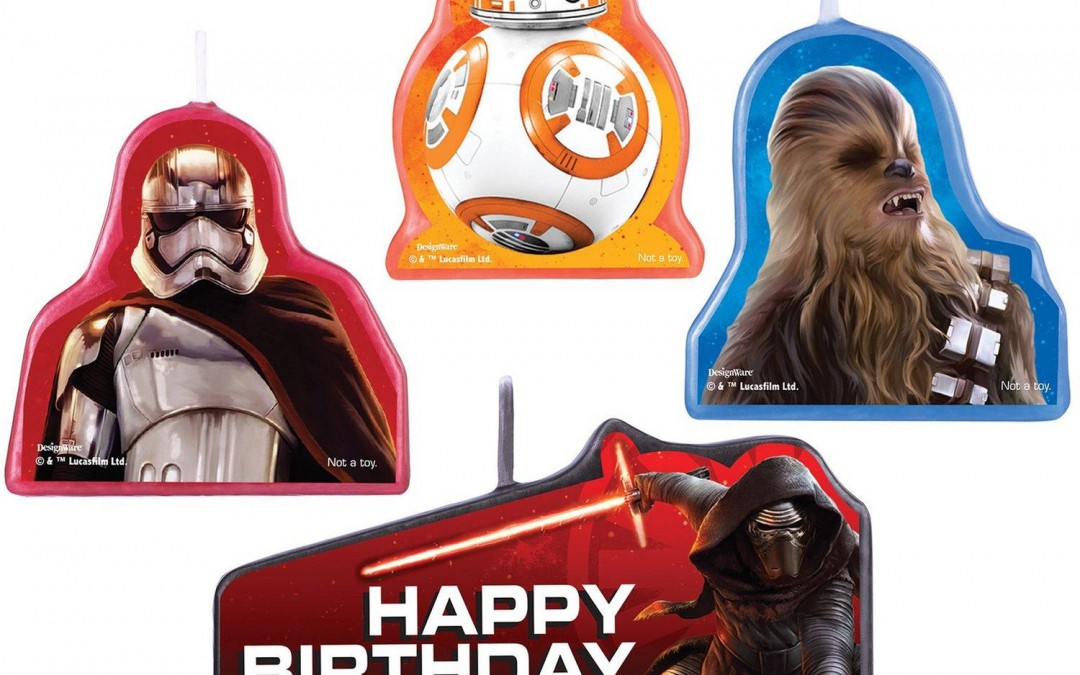 New Force Awakens themed Birthday Candle Set now available!