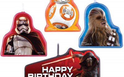 New Force Awakens themed Birthday Candle Set now available!