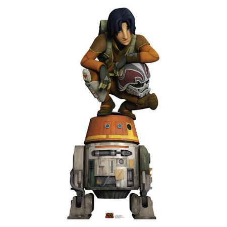 New Star Wars Rebels Ezra and Chopper Cardboard Standee now available!