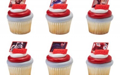 New Last Jedi Cupcake Cake Birthday Ring Toppers now available!