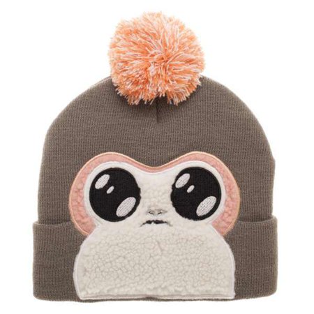 New Last Jedi Porg Faux Fur Beanie Hat now in stock!