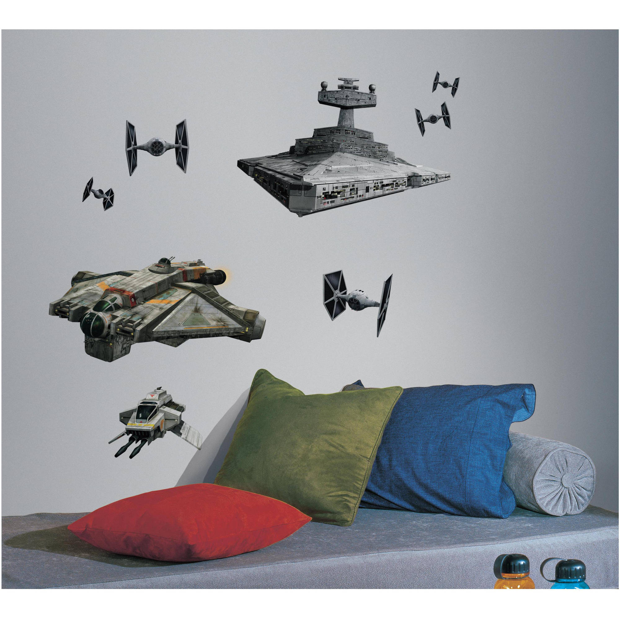 SWR Rebel and Imperial Ships Wall Decal Set 2