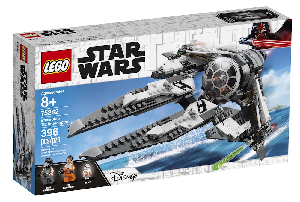 New Star Wars Resistance Black Ace TIE Interceptor Lego Set now available!