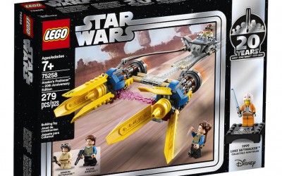 New 20th Anniversary Edition Anakin's Podracer Lego Set now available!
