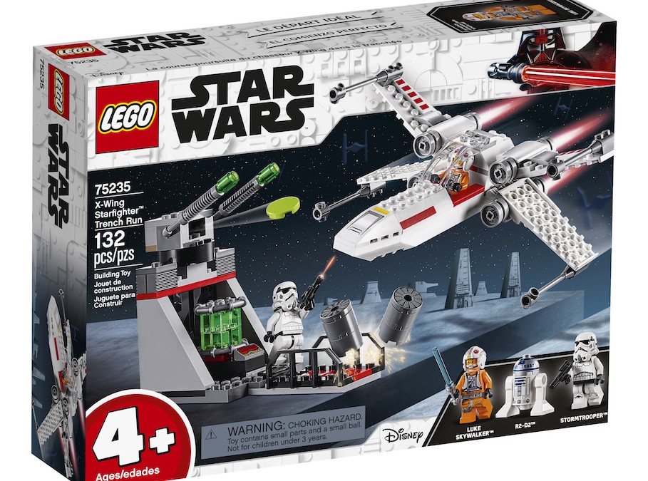 New A New Hope X-Wing Starfighter Trench Run Lego Set now available!