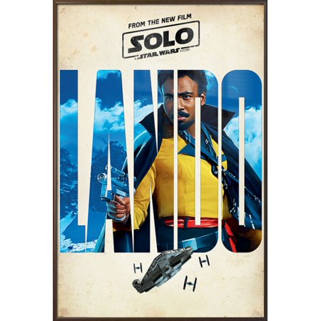 New Solo Movie Lando Calrissian Framed Movie Poster now available!