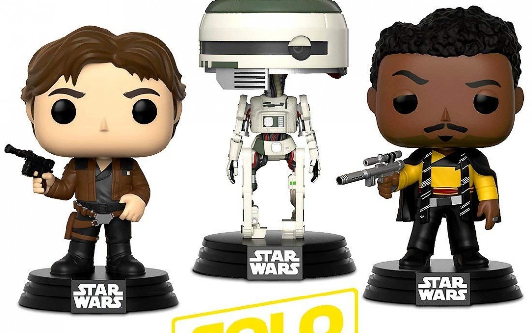 New Solo Movie Funko Han Solo, L3-37 and Lando Calrissian Warp Gadgets Bundle available now!