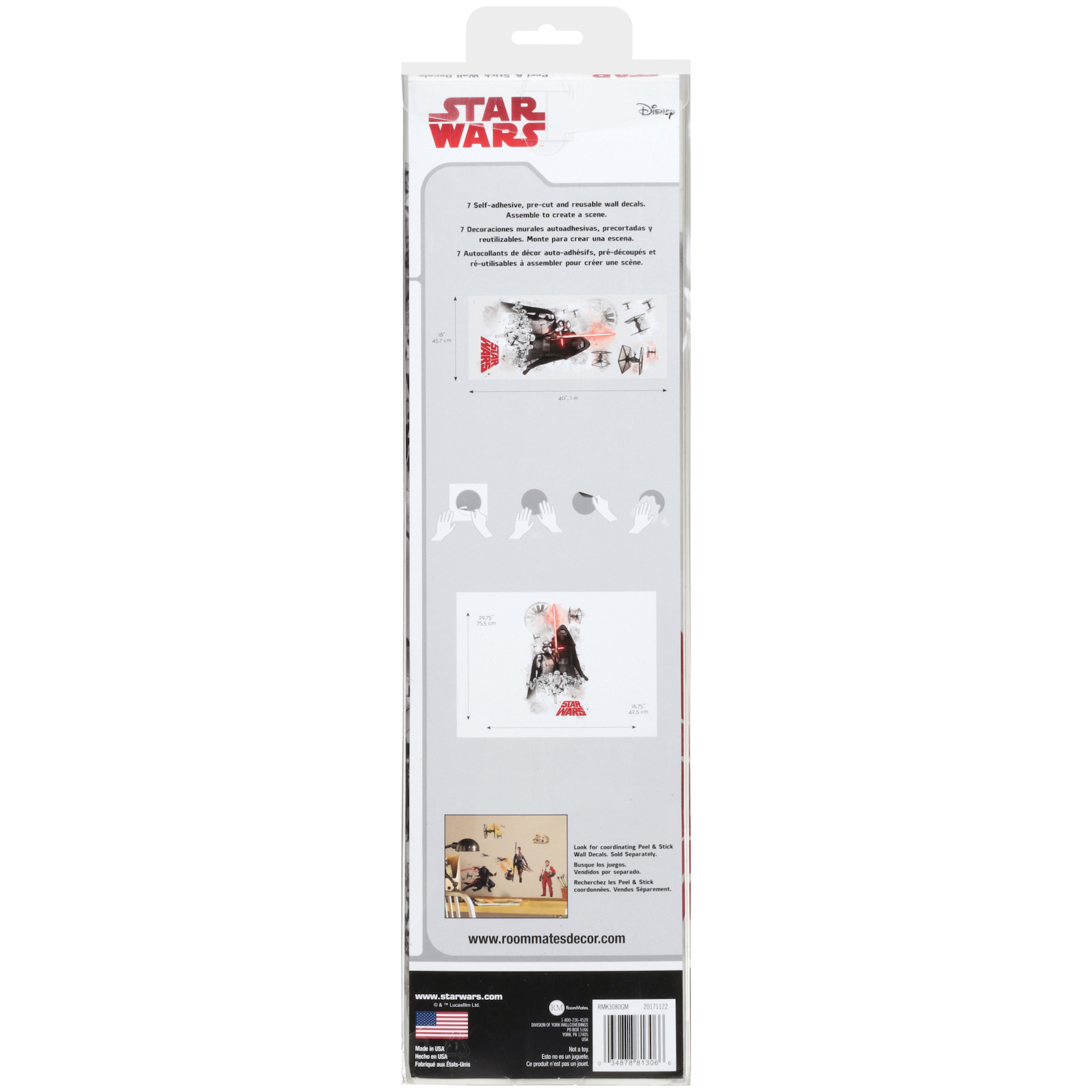 TLJ Wall Decals 3-Pack Set 2