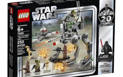 New 20th Anniversary Edition Clone Scout Walker Lego Set now available!