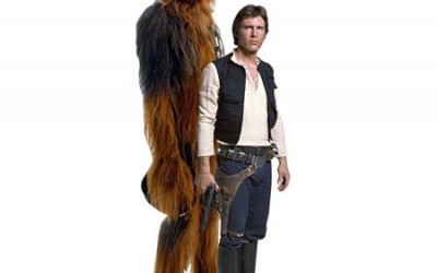 New A New Hope Han Solo and Chewbacca Cardboard Standee now in stock!
