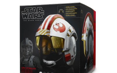 New A New Hope Luke Skywalker Battle Simulation Black Series Helmet available for pre-order!